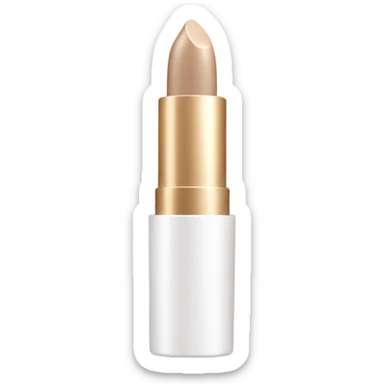 Beige lipstick sticker