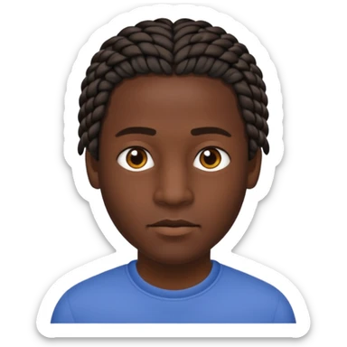 👦🏽 punle trenzas cortas de hombres pero que sea moreno  sticker