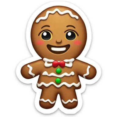 Gingerbread sticker