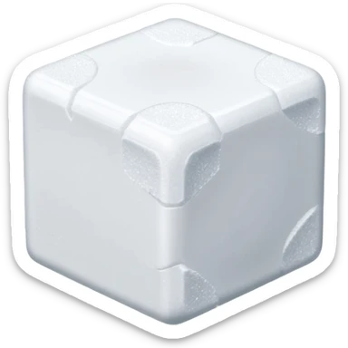 sugar cube sticker