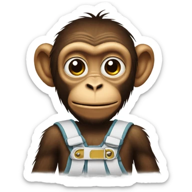 monkey doing griddy sticker