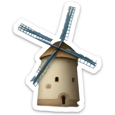 Molino viento sticker