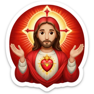 Sacred heart of Jesus  sticker