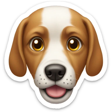 Dog with face like really sticker