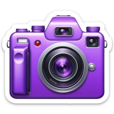 purple câmera sticker