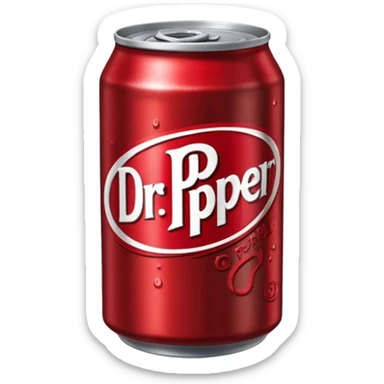 dr pepper can, no text sticker