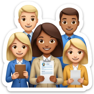 Candidates submitted CV through job portal
 sticker