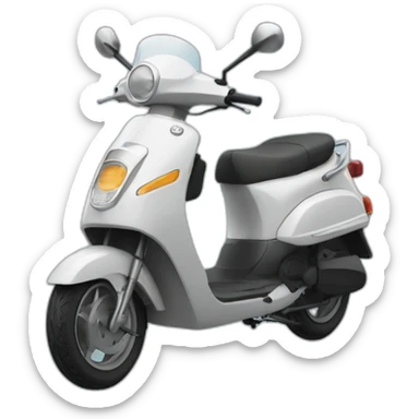 star with nickname moped sticker
