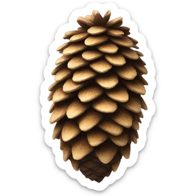pine cone sticker