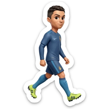 ronaldo qui marche sticker