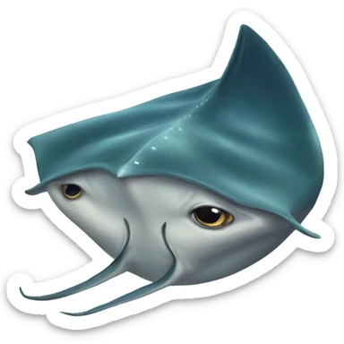 Majestic stingray  sticker