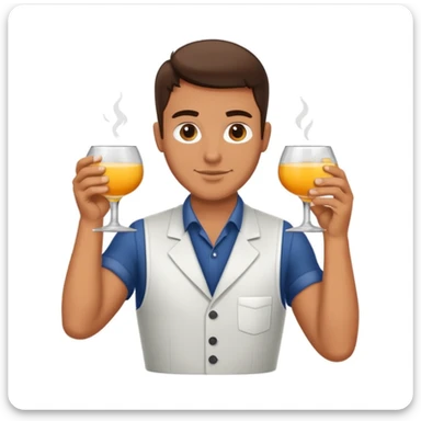 bartender mixing drinks sticker
