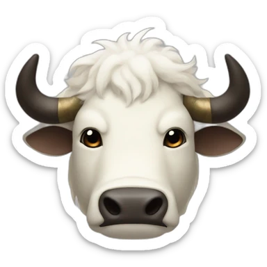 appa White flying bison from avatar the last airbender with arrow on forehead sticker