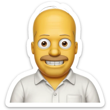 the simpsons, Different every character, only one at a time. sticker