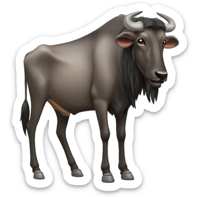 Wildebeest  sticker