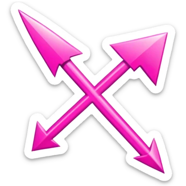 Upper arrow on top of the word "THIS" with pink font sticker