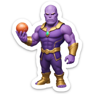 Thanos from squid game  sticker