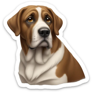 un gros chien sticker