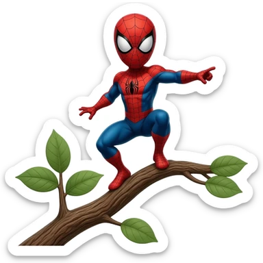Spiderman Tree sticker