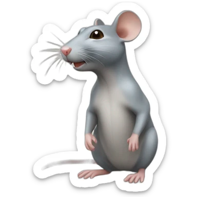 Un rat en costard sticker