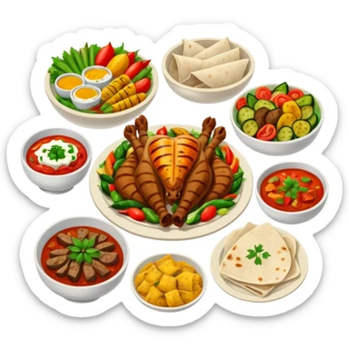 turkish meal sticker