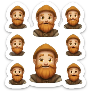 seven dwarf sticker