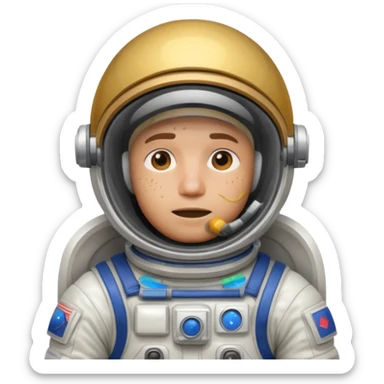 astronaute homme en sueur sticker
