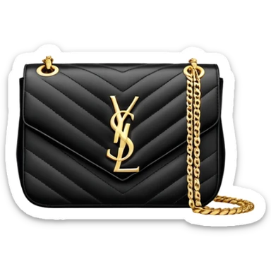 Ysl purse sticker
