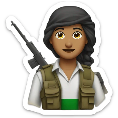Palestinian freedom fighter sticker