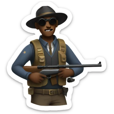 Sniper tf2 sticker