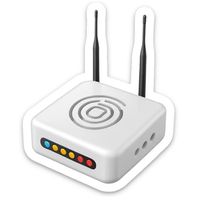 Make a WiFi box emoji sticker