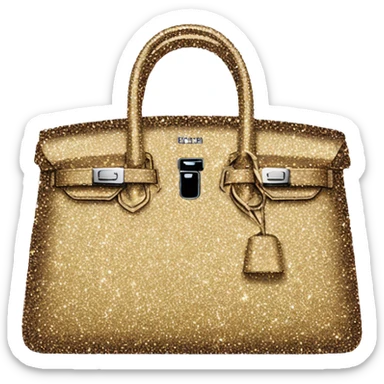 Glitter birkin sticker