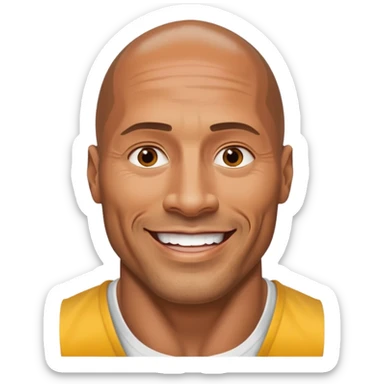 Dwayne Johnson sticker