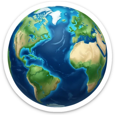 planeta terra sticker