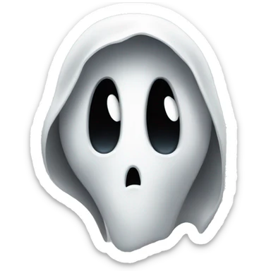 ghost face de scream sticker
