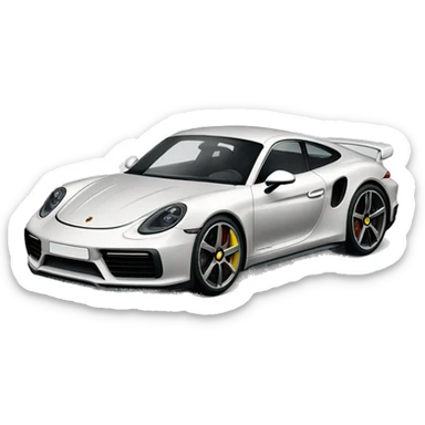 porsche taycon turbo s  sticker
