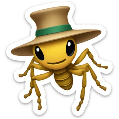 Stinger with a hat sticker