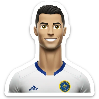 Cristiano Ronaldo at Al Nassr sticker