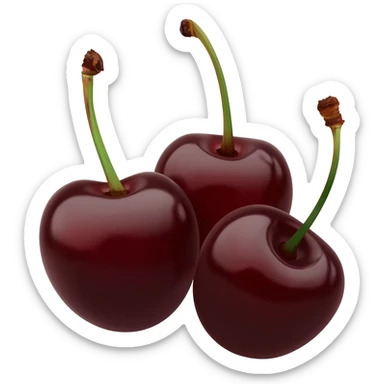 i want dark cherries with black sticker