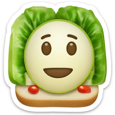 one healthy vegan canape sticker