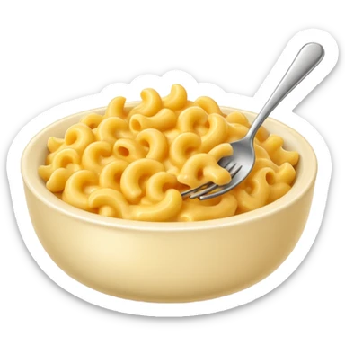mac and cheese no fork sticker