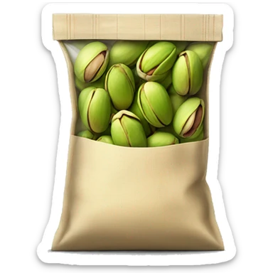 pistachios in a bag sticker