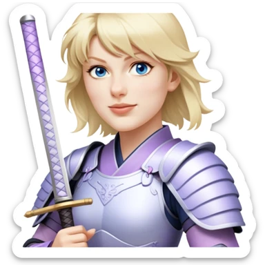 Gentle Samurai sticker