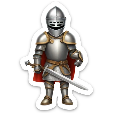 Knight in Armor sticker