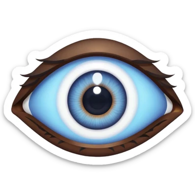 eye with six wings sticker