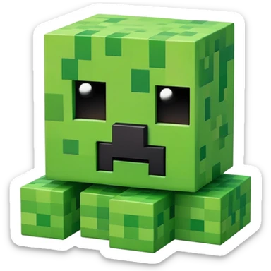 Minecraft Creeper sticker