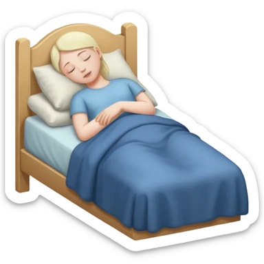 dormir debout  sticker