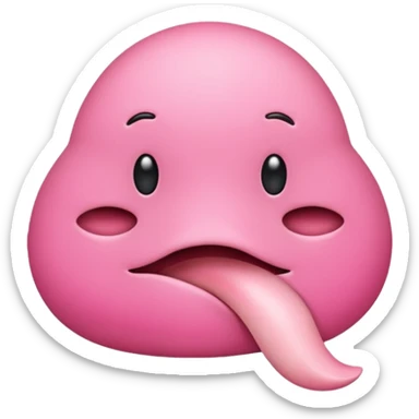 An emoji symbolizing a prostate sticker
