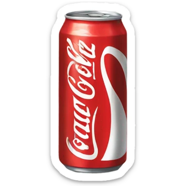 Coke can sticker