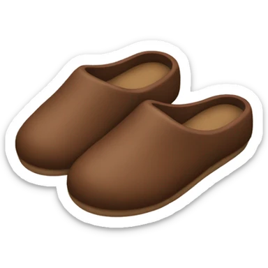 Brown Slippers sticker
